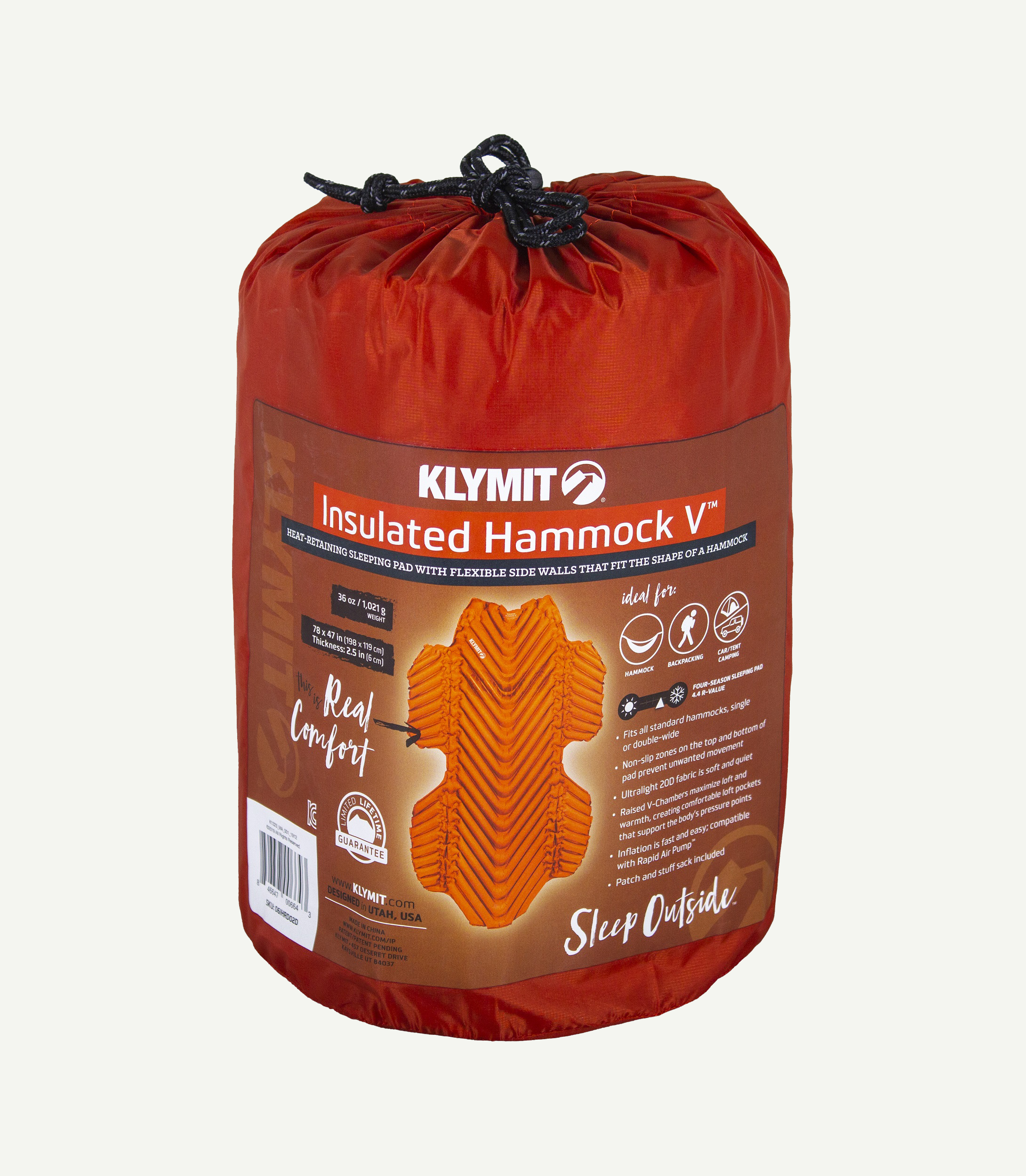 Insulated Hammock V™ Sleeping Pad – Klymit